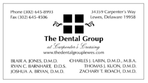 the dental group business card