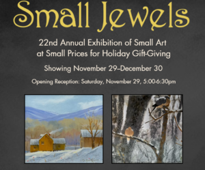 a poster advertising small jewels