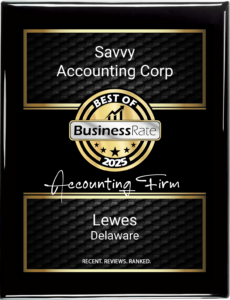 a black and gold plaque with the words best of business rate
