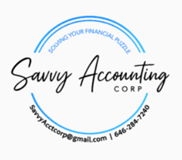 the logo for savy accounting corp