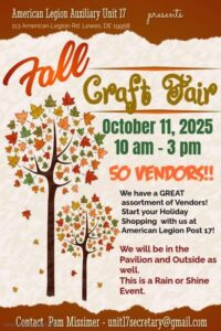a flyer for a fall craft fair