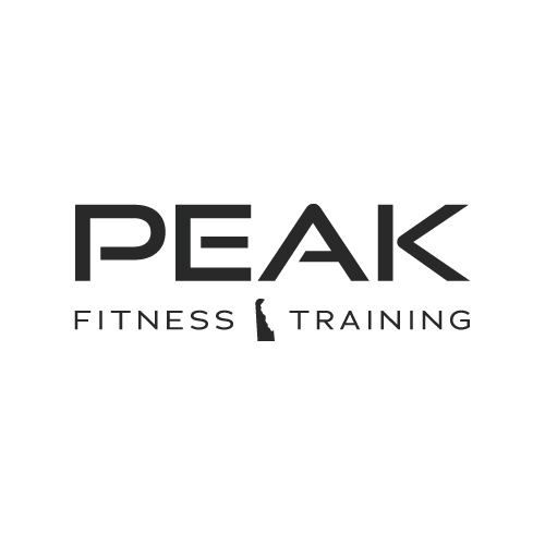 a logo for peak fitness training