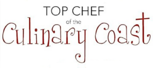 a sign that says top chef of the culinary coast