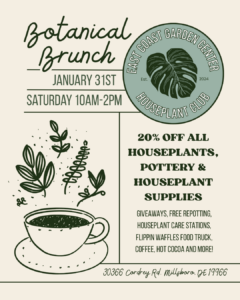 a flyer for a coffee shop with a cup of coffee