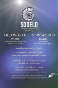 a poster for the old world new world