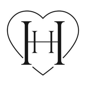 a heart with the letter h inside it