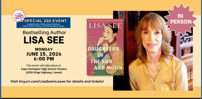 a flyer for a book signing event with a picture of a woman
