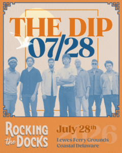 a poster for a concert with a group of men