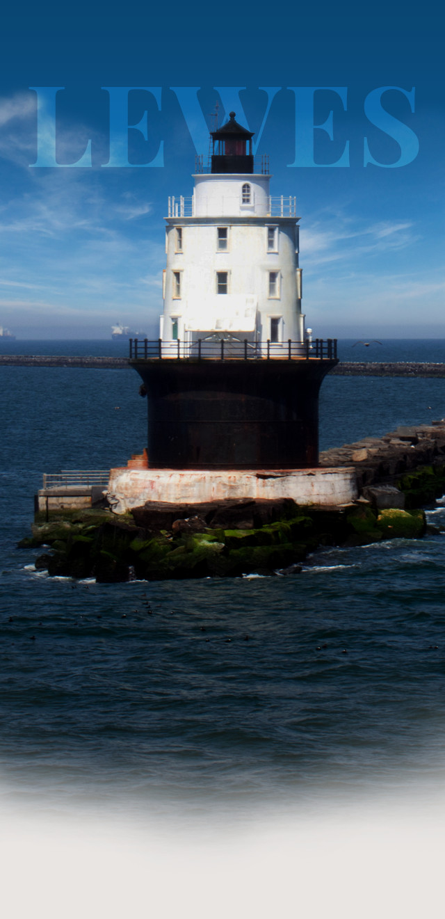 a large white lighthouse sitting on top of a pier