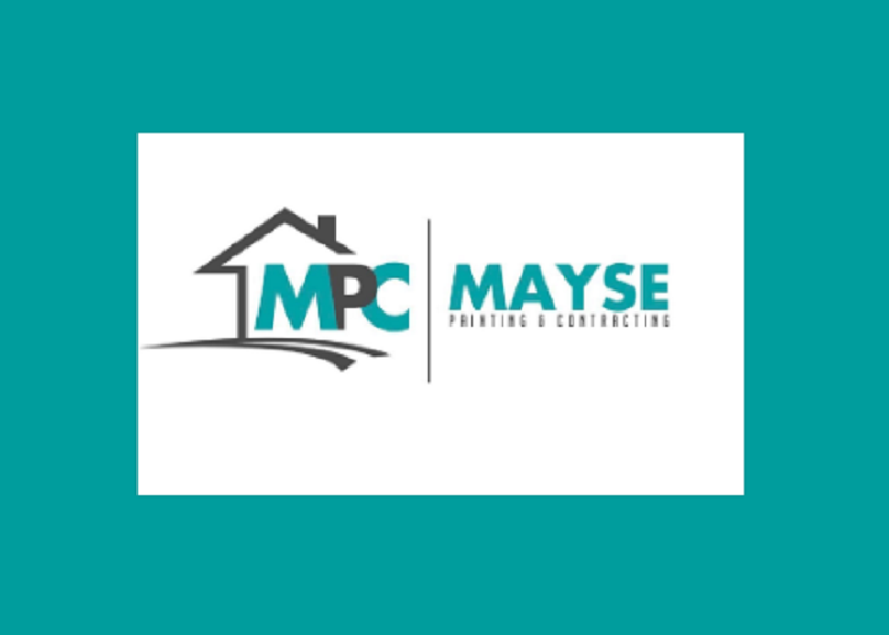 teal house logo for Mayse Painting & Contracting